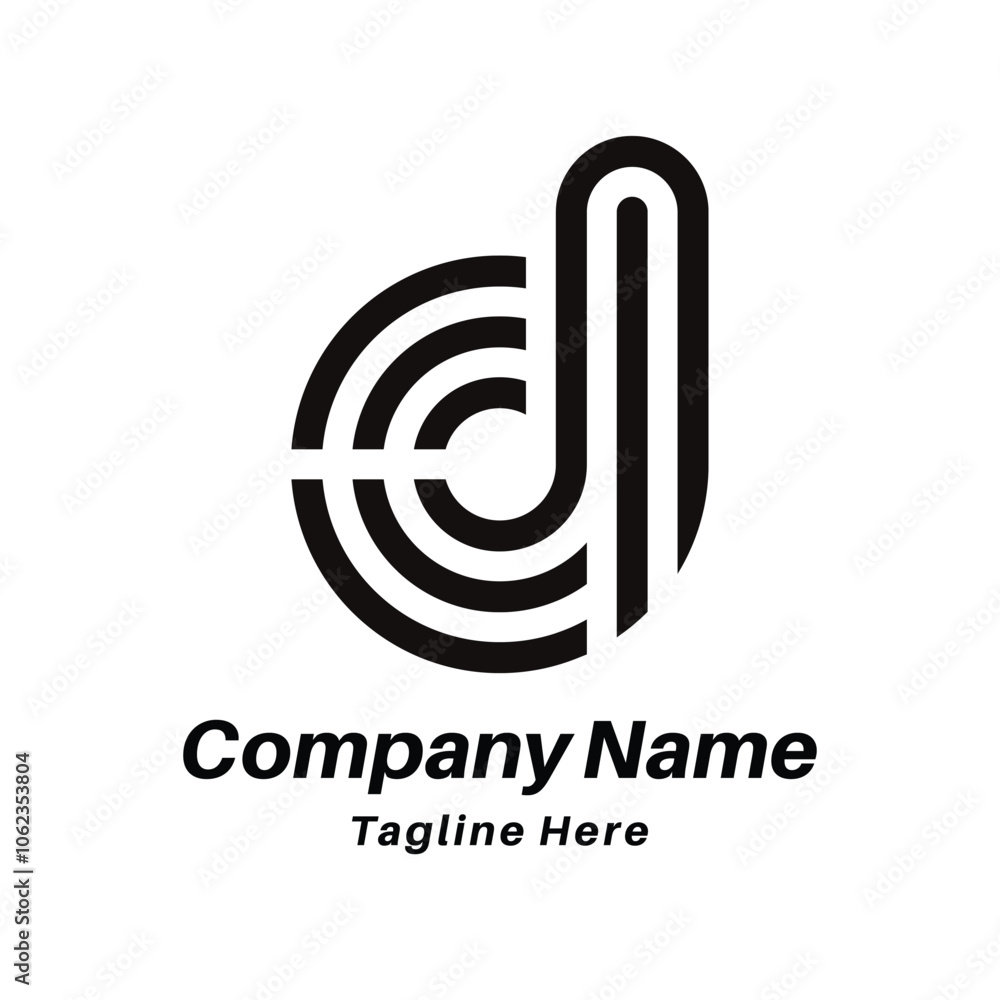 CD letter initial logo design icon CD letter initial logo design icon