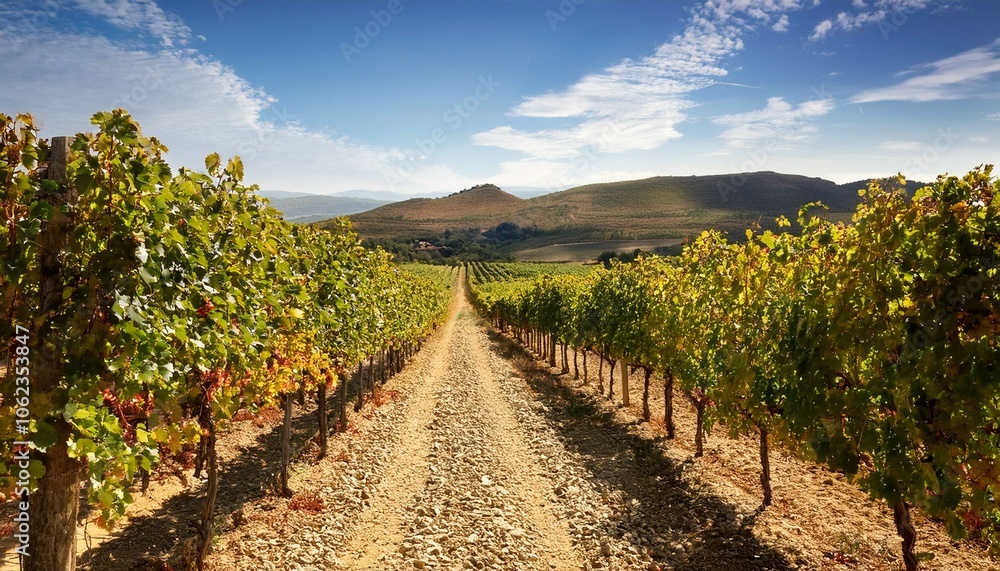 Fototapeta premium vineyard in autumn