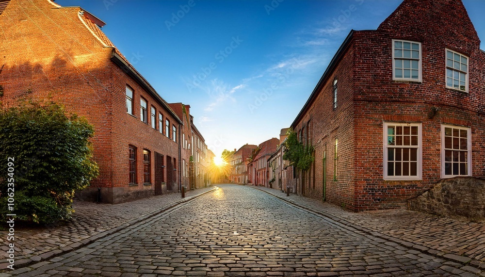 Fototapeta premium street in the town