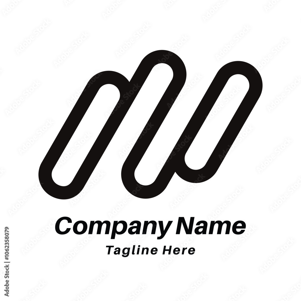 Obraz premium M letter creative logo design icon