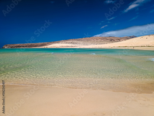 Beach on Fuerteventura, Canary island