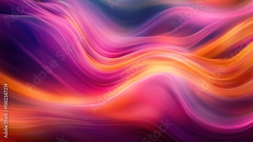 Abstract Waves of Color