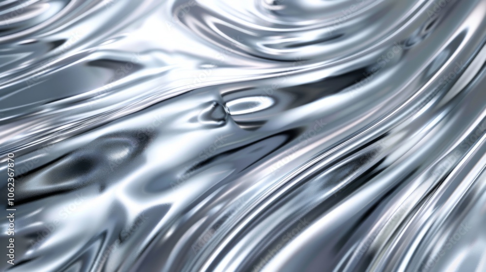 Abstract texture background, light shining on silver stainless sheet