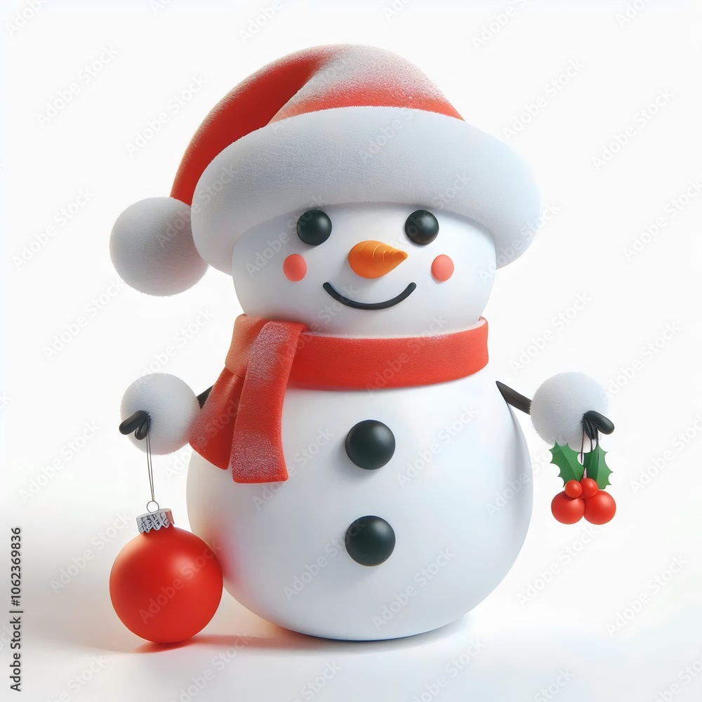 snowman isolated on white background snowman isolated on white background