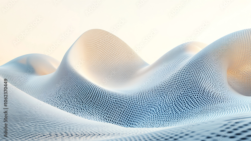 A close-up of a white, textured surface that resembles a landscape. The surface is made up of small, repeating shapes, creating a pattern of light and shadow A close-up of a white, textured surface that resembles a landscape. The surface is made up of small, repeating shapes, creating a pattern of light and shadow