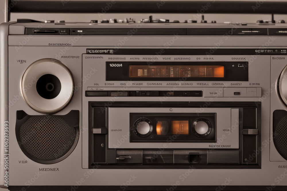 Fototapeta premium audio cassette recorder