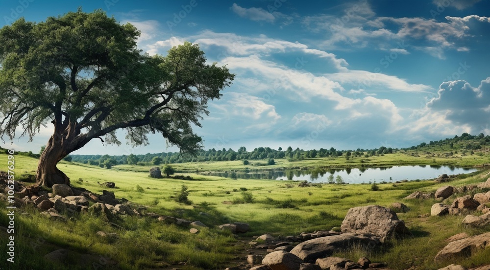 landscape with grass and sky, landscape with fields, panoramic view of green forest landscape, green jungle landscape with grass and sky, landscape with fields, panoramic view of green forest landscape, green jungle