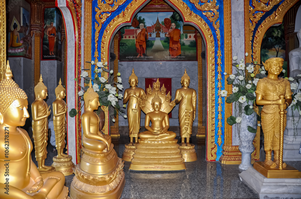 Fototapeta premium Chalong Temple. Buddhist Temple in Thailand