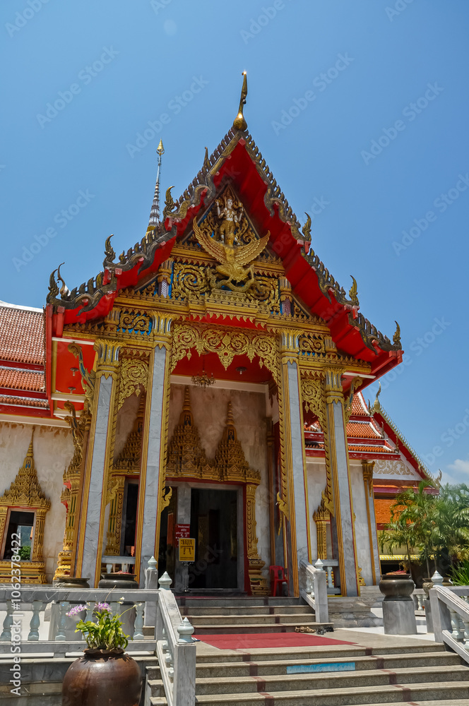 Chalong Temple. Buddhist Temple in Thailand Chalong Temple. Buddhist Temple in Thailand