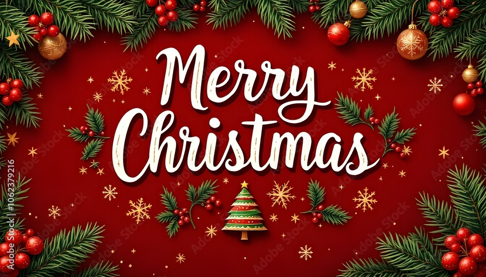 Merry Christmas design Merry Christmas design