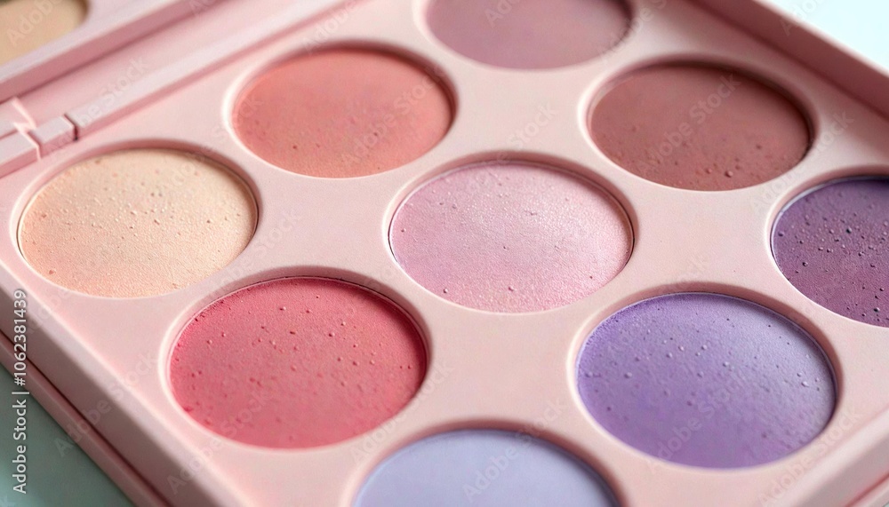 Fototapeta premium Close-Up Oshiroi Makeup Palette in Pastel Shades