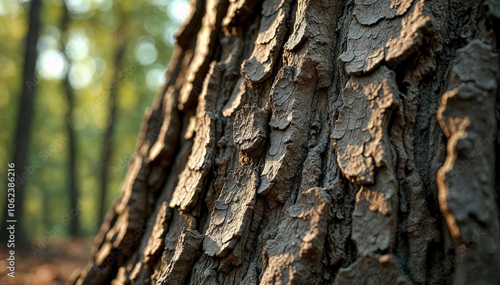Detailed Tree Bark with Faint Tremors Detailed Tree Bark with Faint Tremors