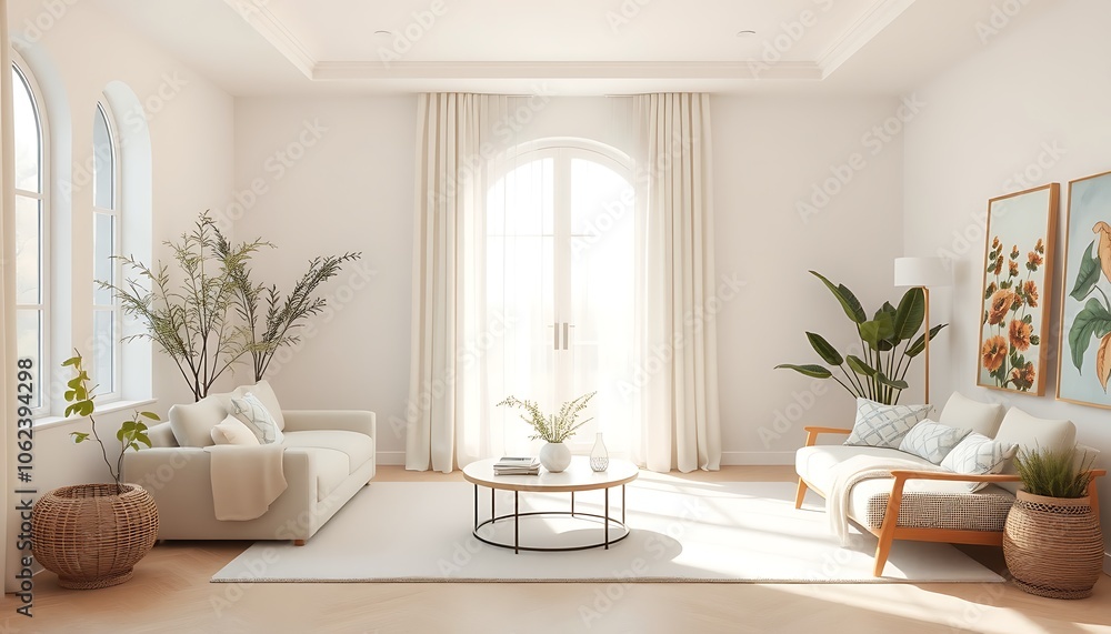 A serene retreat in soothing pastels, minimalist chic meets subtle geometric charm, pale blues and creamy whites dance in intricate patterns. A serene retreat in soothing pastels, minimalist chic meets subtle geometric charm, pale blues and creamy whites dance in intricate patterns.