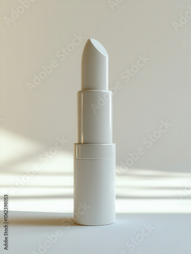 Close-Up of Lip Balm in White Packaging