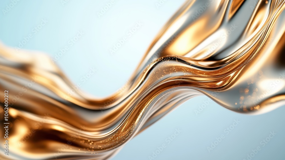 Golden flowing waves are intricately interwoven with shimmering strands. This image beautifully illustrates the essence of elegance and artistic fluidity. Golden flowing waves are intricately interwoven with shimmering strands. This image beautifully illustrates the essence of elegance and artistic fluidity.