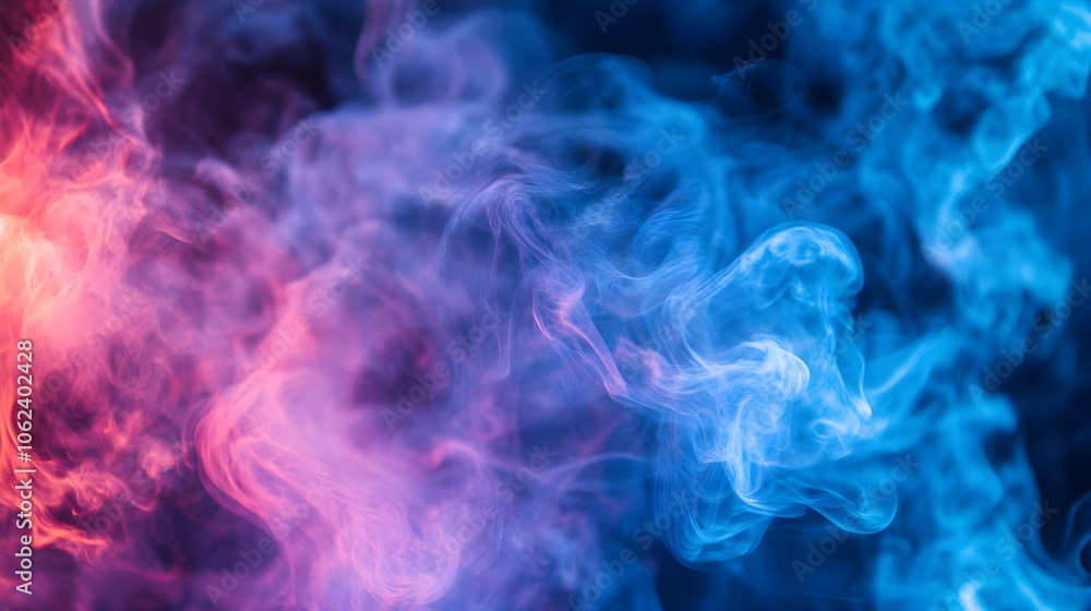 Obraz premium Abstract smoke gradient color background