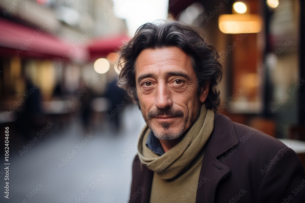 Portrait of a handsome middle-aged man in the city. Portrait of a handsome middle-aged man in the city.