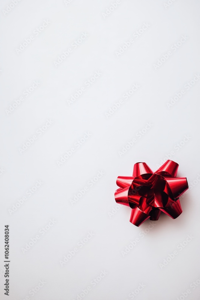 Elegant Red Satin Bow on White Background, Perfect for Holiday Gift Wrapping, Celebration Decor, or Festive Design Elements Elegant Red Satin Bow on White Background, Perfect for Holiday Gift Wrapping, Celebration Decor, or Festive Design Elements
