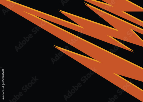 Abstract, dynamic background with electric bolts, lightning, and zigzag patterns, showcasing a futuristic and powerful design theme