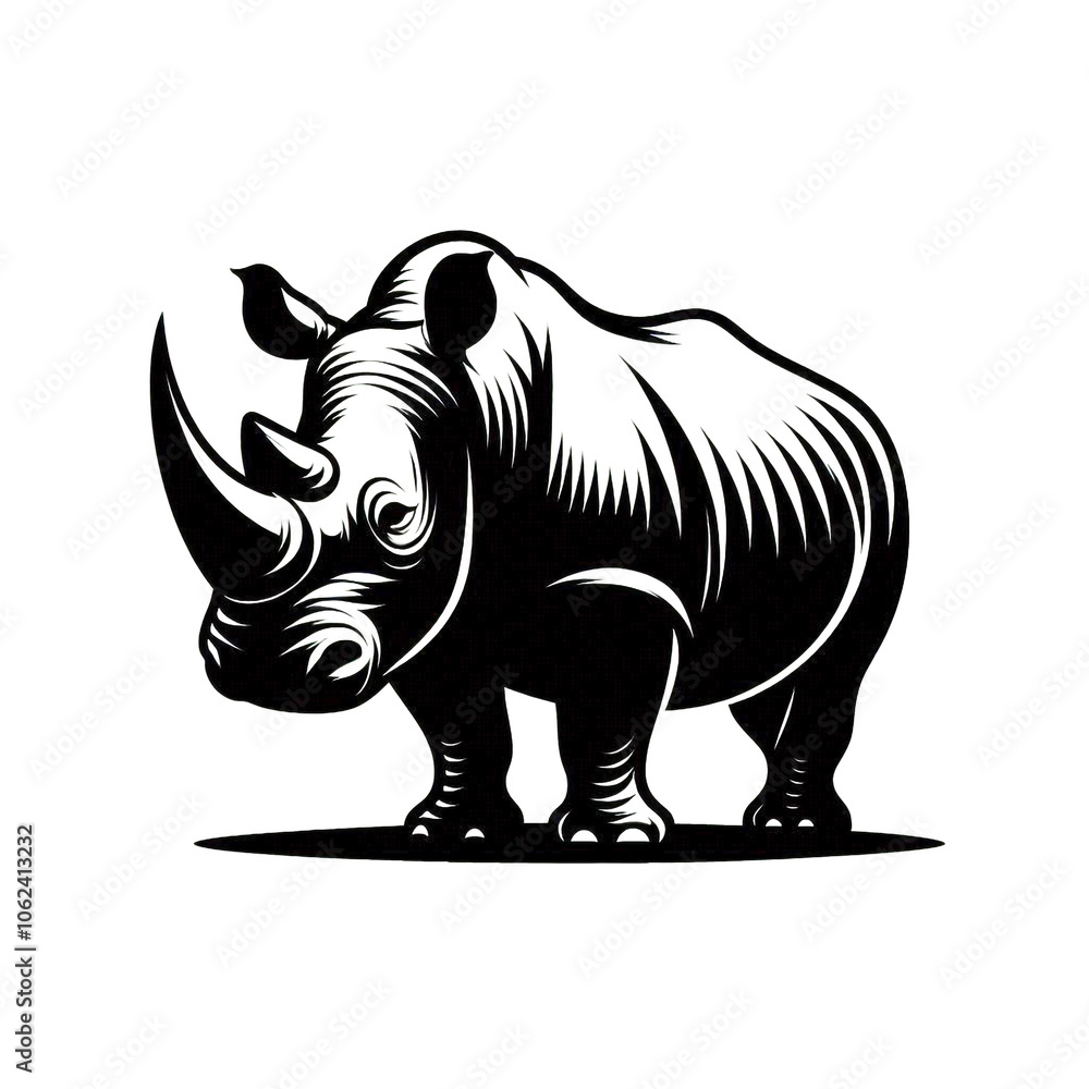 rhino vector illustration rhino vector illustration