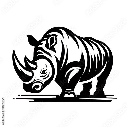 rhino vector illustration