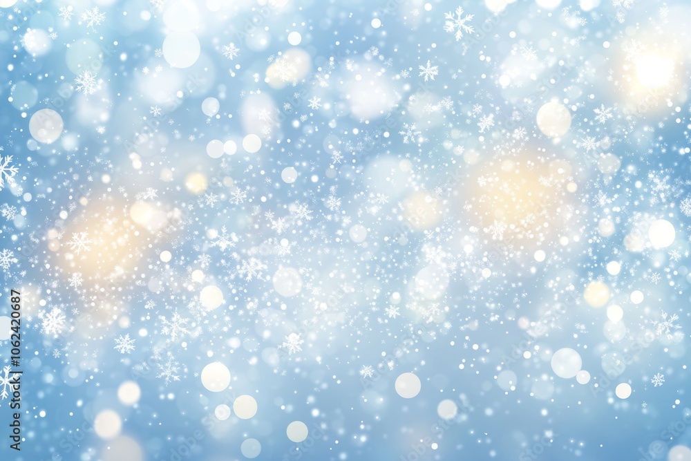 This is a modern rendition of Christmas snowflakes on a blue background. This is a modern rendition of Christmas snowflakes on a blue background.