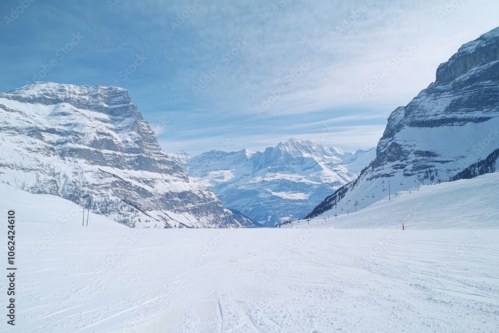 From Schilthorn, you can see the snow-covered peaks of the Swiss alps Jungfrau region From Schilthorn, you can see the snow-covered peaks of the Swiss alps Jungfrau region