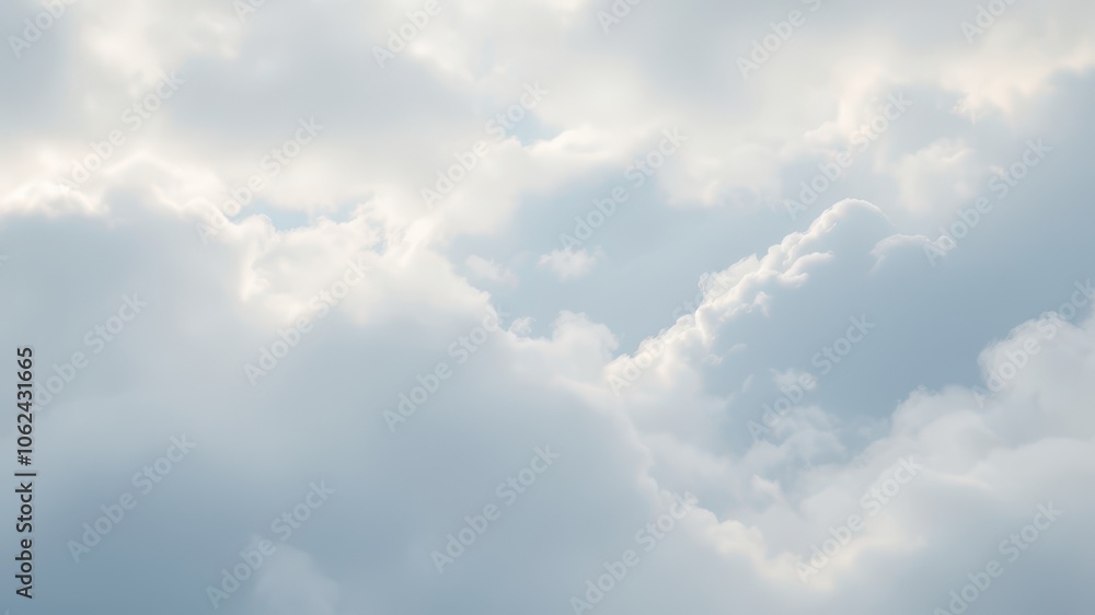 White Clouds in the Sky Background White Clouds in the Sky Background