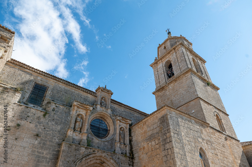 Obraz premium The Collegiate Church of Santa Maria del Manzano in Castrojeriz
