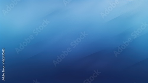 Smooth Gradient Blue Background, Modern Design with Depth and Dimension, Calm and Refreshing Visual