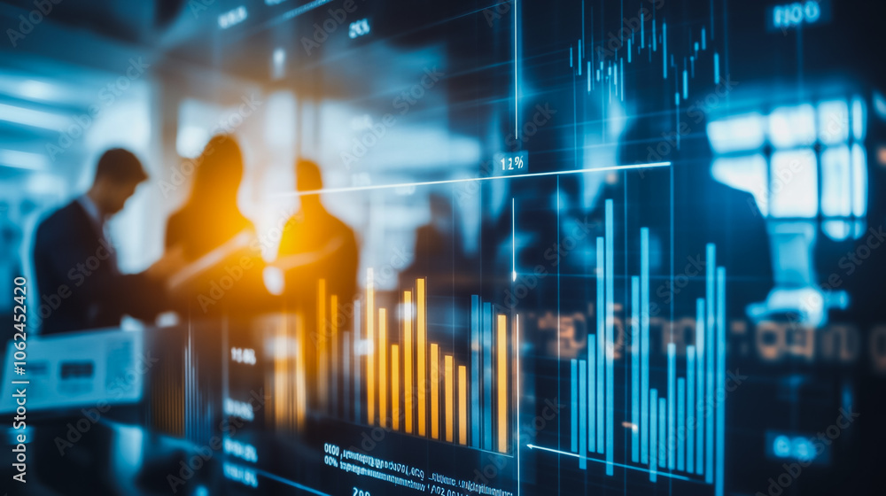 custom made wallpaper toronto digitalcharts and graphs with statistics to innovation analyze business potential and forecast future development of companies growth.