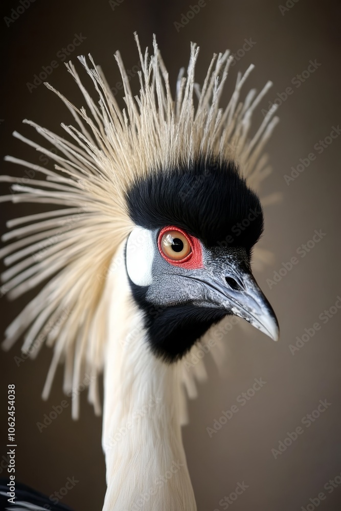 Fototapeta premium A close up of a bird with a mohawk on its head