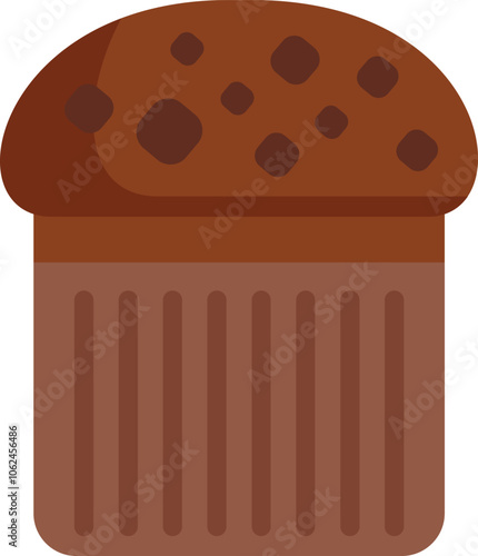 Chocolate easter panettone showing traditional italian dessert for spring holiday