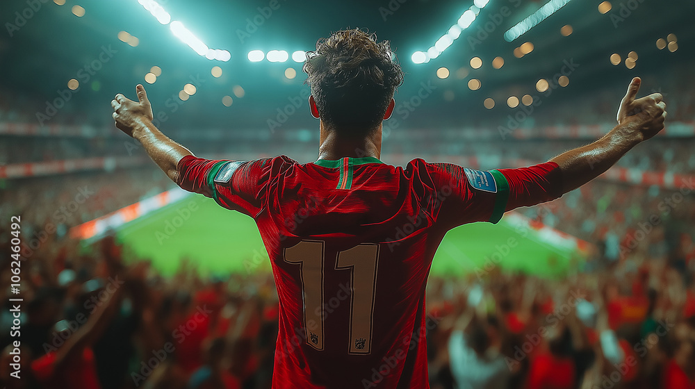 Fototapeta premium footballer soccer star