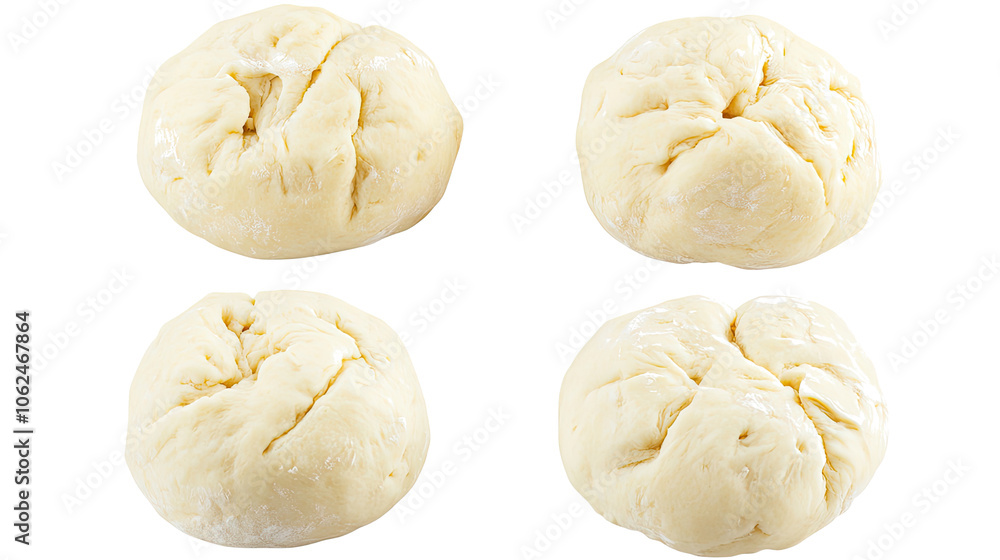 Raw Dough Balls Arranged on a Transparent Background for Culinary Use Generative AI Raw Dough Balls Arranged on a Transparent Background for Culinary Use Generative AI