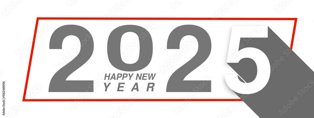 2025 ,creative number as new year, bold font-weight, isolated 2025 ,creative number as new year, bold font-weight, isolated