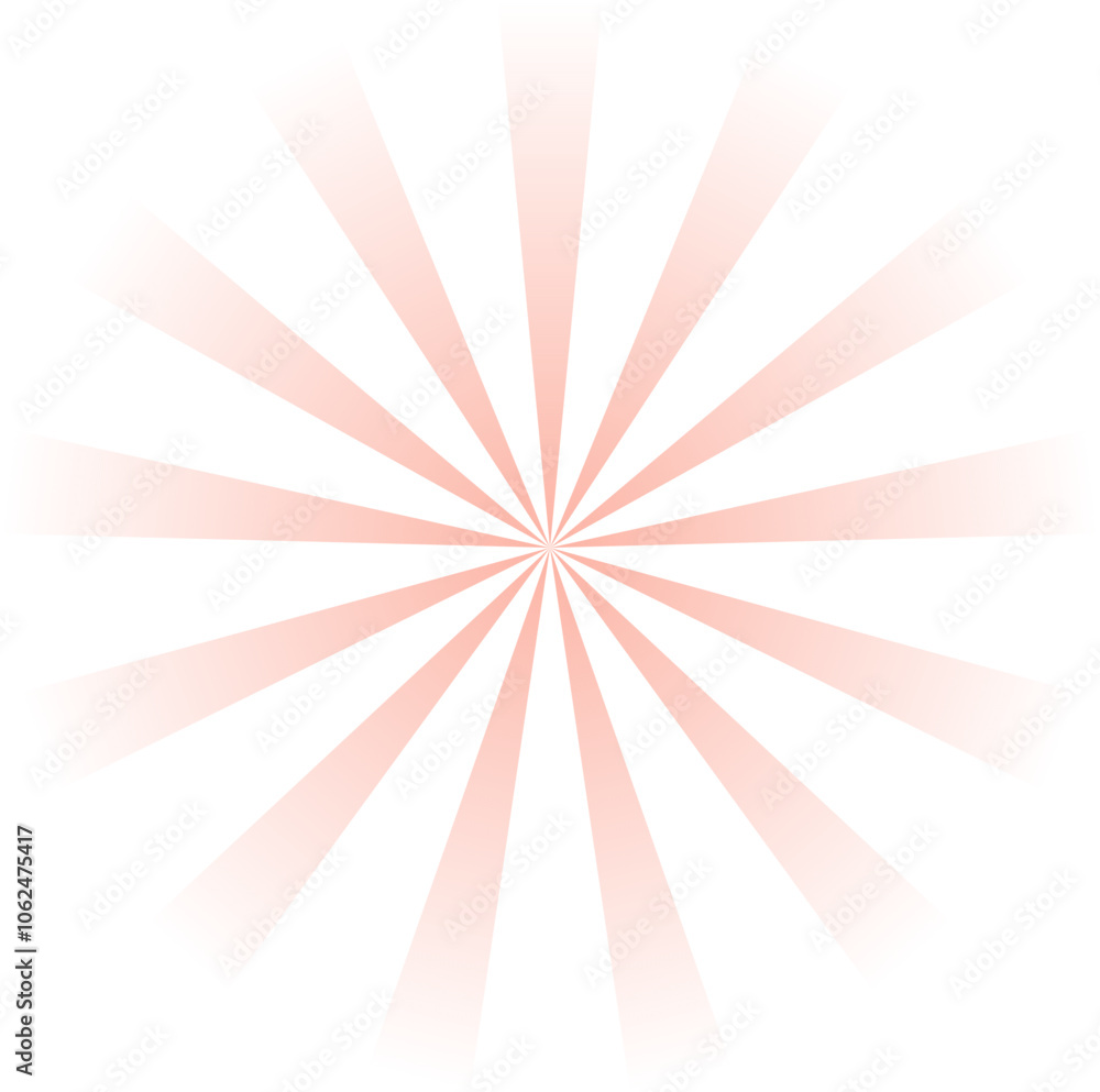 Fototapeta premium Sun Beam Rays Transparent Gradient