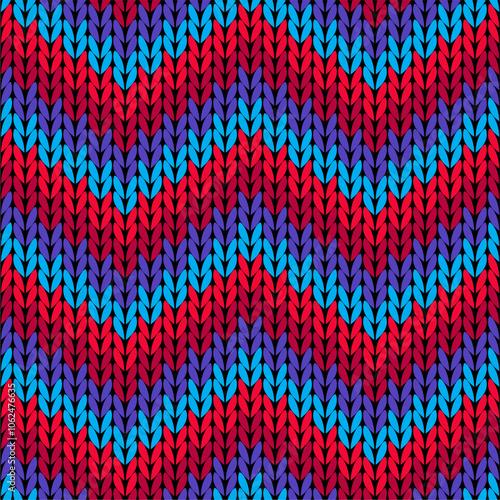 Knitted background pattern wallpaper knitting decorative print handmade textile knitting handiwork