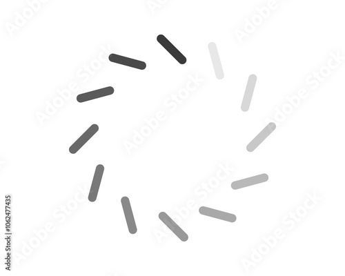 Loading bar status icon. Vector illustration. Vector loaded icons. Download progress. Donload or Upload.