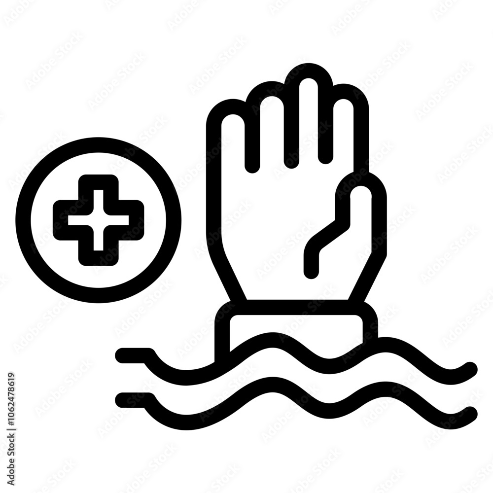 drowning icon drowning icon