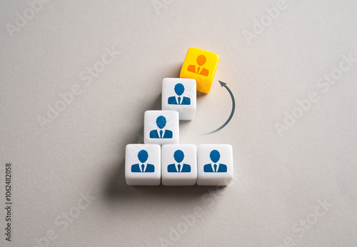 Canvastavla The employee strives to lead the group