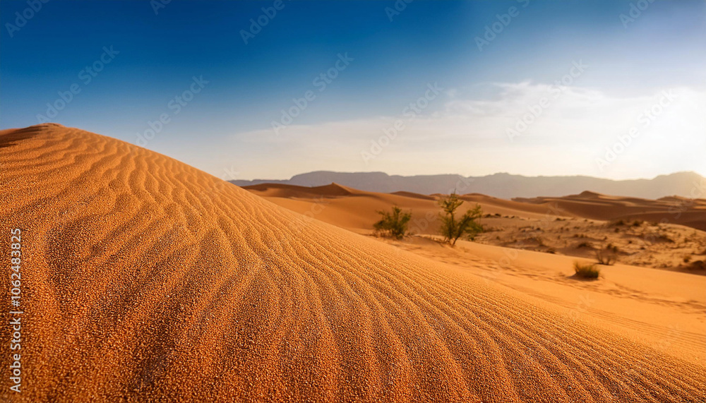 Fototapeta premium Close-Up of a Desert Landscape