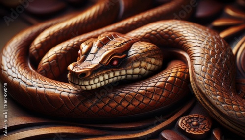 Snake zodiac wood element in Chinese New Year