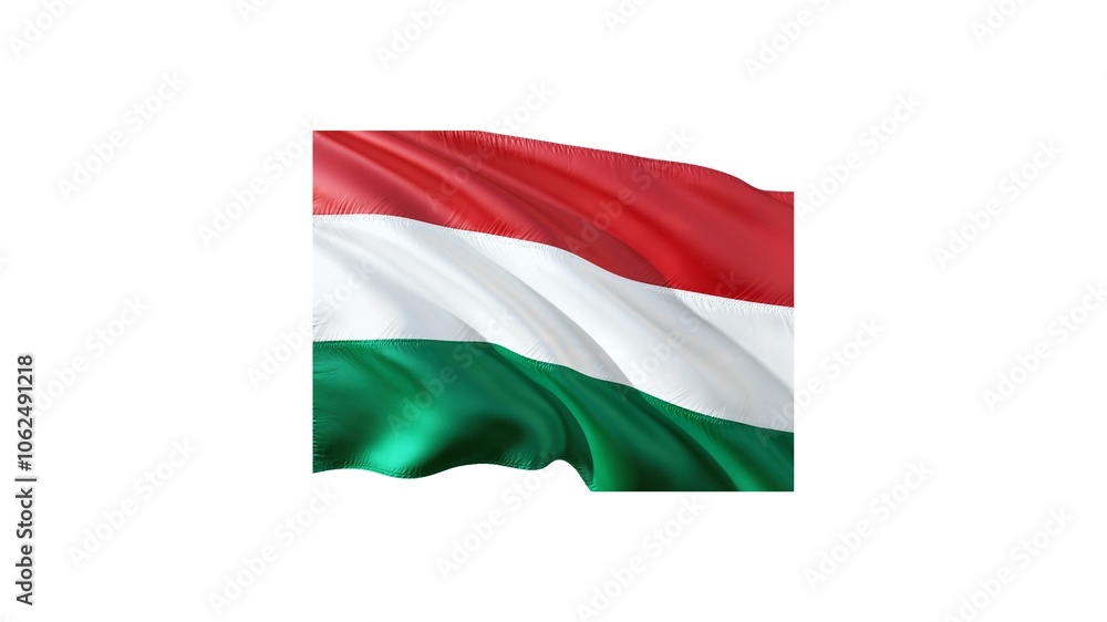 Republic of Ireland national flag isolated on white background. Republic of Ireland national flag isolated on white background.