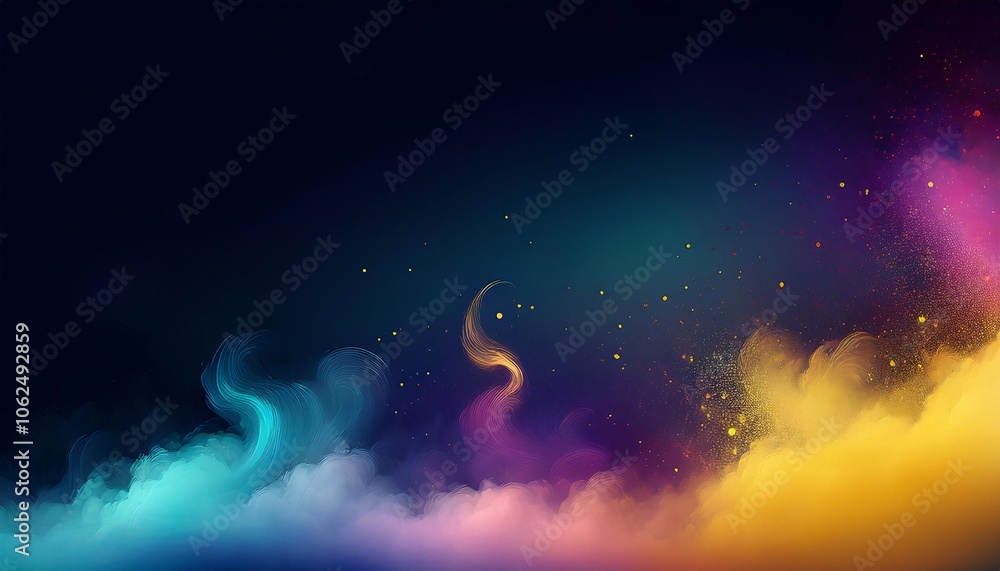 Background with smoke and fog, dust rising, with space for text A11.4.69 Background with smoke and fog, dust rising, with space for text A11.4.69