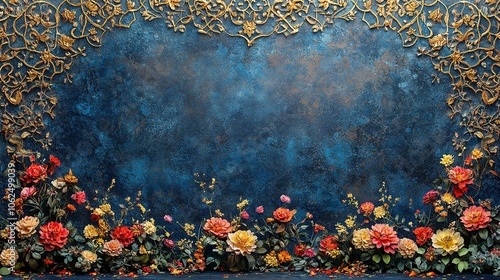 A decorative Islamic border 