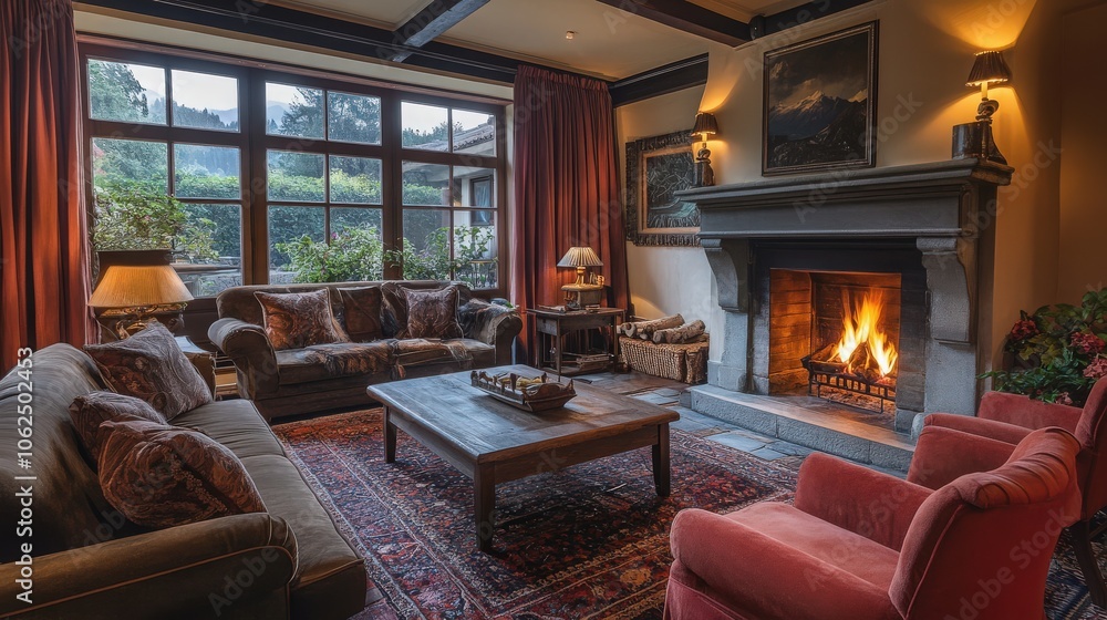 Fototapeta premium living room interior