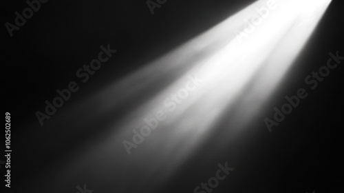 Light Beam in Darkness