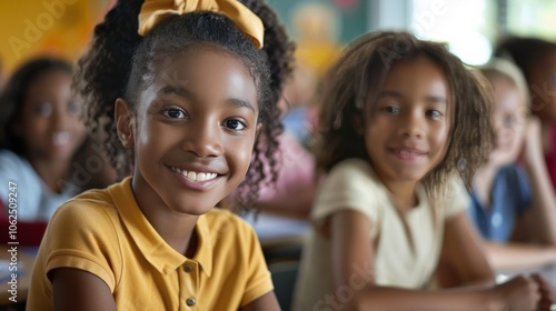 Classroom with a diverse group of students, highlighting inclusivity and diversity in education
