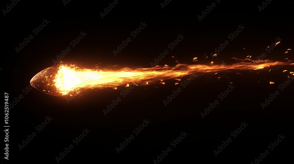 A Massive Asteroid on a Fiery Descent Toward Earth Captured in Breathtaking Detail A Massive Asteroid on a Fiery Descent Toward Earth Captured in Breathtaking Detail